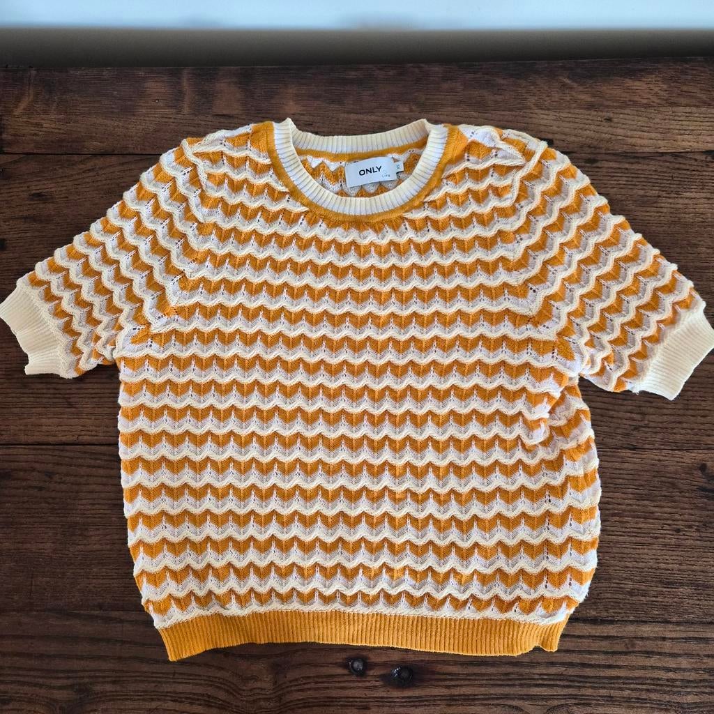 Truitje met korte mouwen Only, maat XS, Ophalen of Verzenden, Maat 34 (XS) of kleiner, Wit