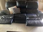 Ledere salon, Huis en Inrichting, Fauteuils, Ophalen, Zo goed als nieuw