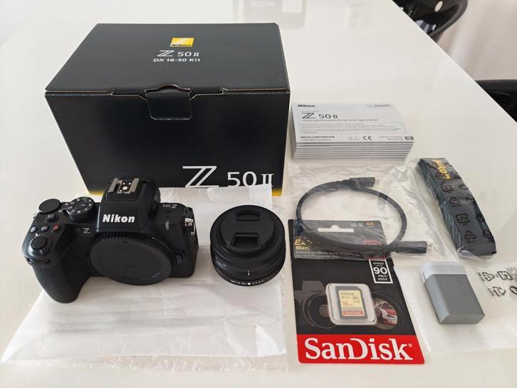 KIT : Nikon Z50 II + 16-50 mm F/3.5-6.3 VR NEUF DANS SA BOÎT, TV, Hi-fi & Vidéo, Appareils photo numériques, Neuf, Nikon, Enlèvement ou Envoi