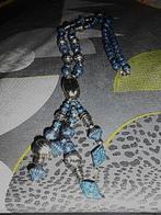 Prachtige fantasieketting, Handtassen en Accessoires, Kettingen, Ophalen of Verzenden, Nieuw, Blauw