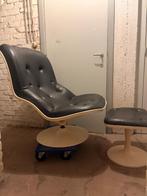 SHELBY LOUNGE CHAIR WITH OTTOMAN BY GEORGES VAN RIJK, Enlèvement