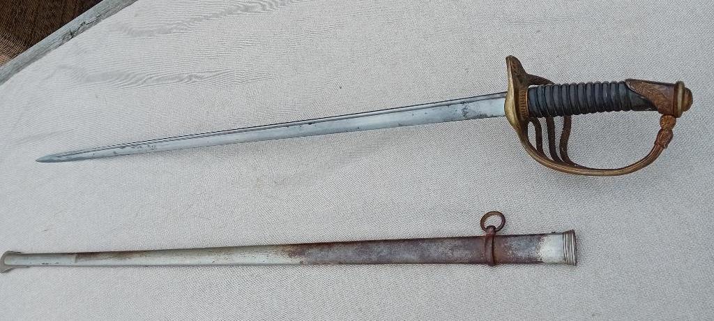 Officier de sabre d'infanterie belge, Collections, Enlèvement ou Envoi, Armée de terre, Épée ou sabre