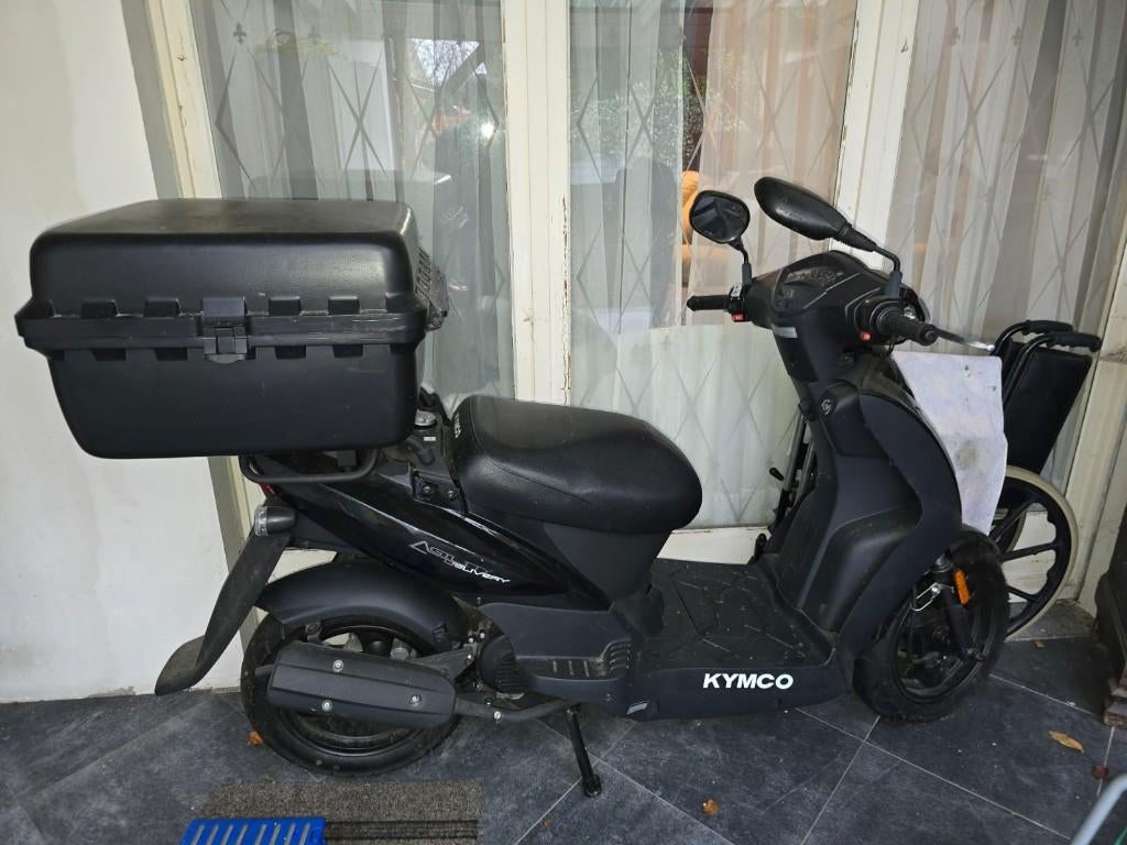 Scooter Kymco 50 Delivery E4, Vélos & Vélomoteurs, Scooters | Kymco, Comme neuf, Autres modèles, Classe B (45 km/h), Essence, Enlèvement