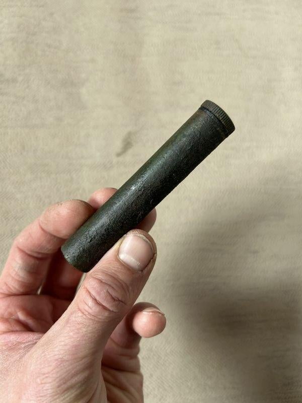 wo1 - Brits oliebuisje enfield - bodemvondst, Collections, Objets militaires | Général, Armée de terre, Enlèvement ou Envoi