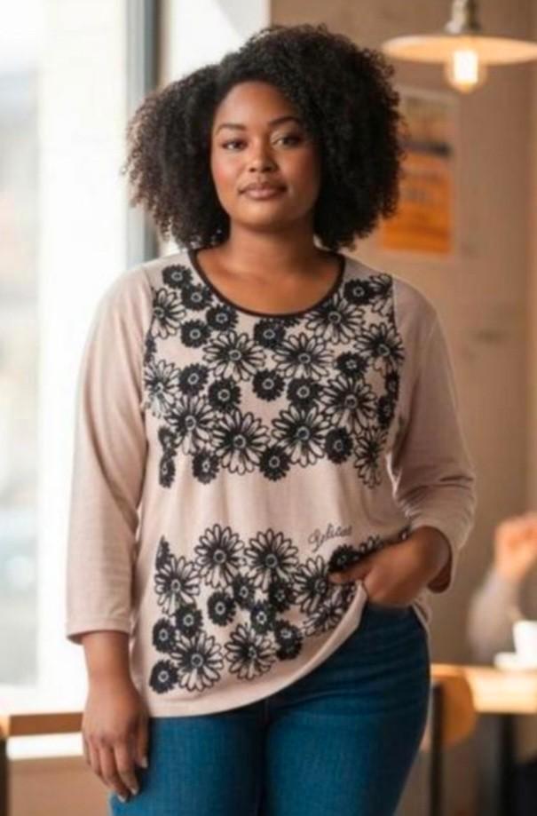 ✨️LOLITAS&LOLOS Longsleeve Shirt Maat 42 BUNDELKORTING‼️✨️✨️, Kleding | Dames, T-shirts, Zo goed als nieuw, Maat 42/44 (L), Beige