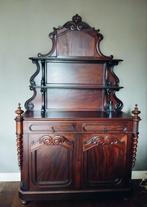 Prachtige imposante kast in mahonie, Antiek en Kunst, Ophalen