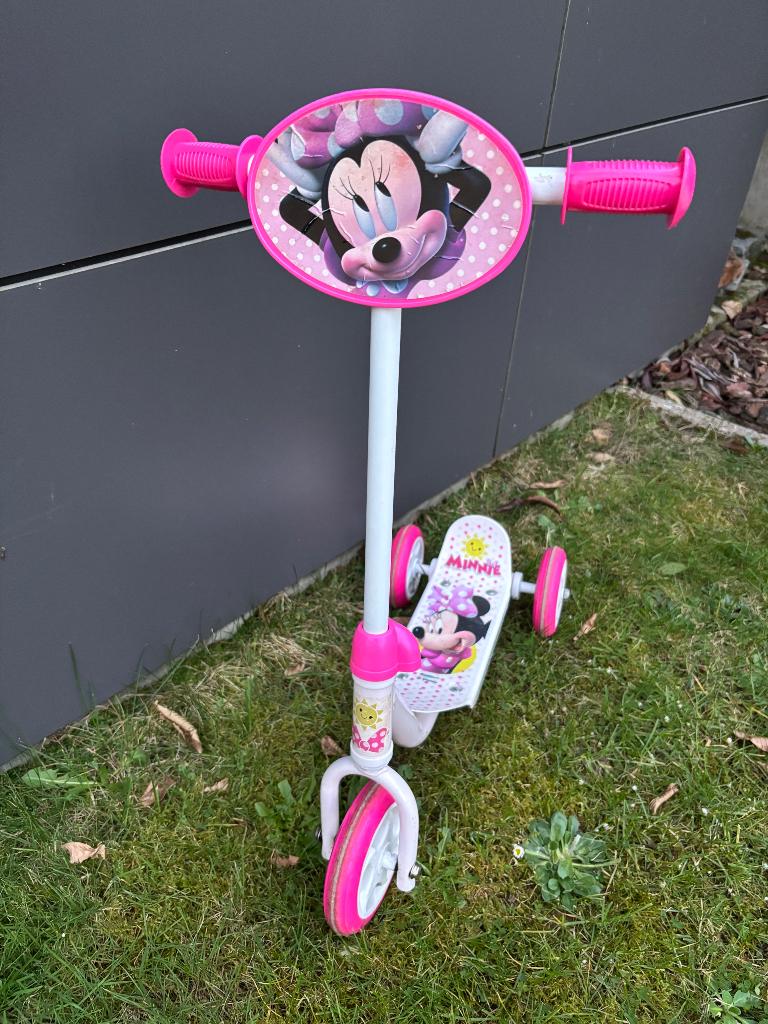 Roze step Minnie mouse, Fietsen en Brommers, Steps, Ophalen, Gebruikt, Gewone step, Disney
