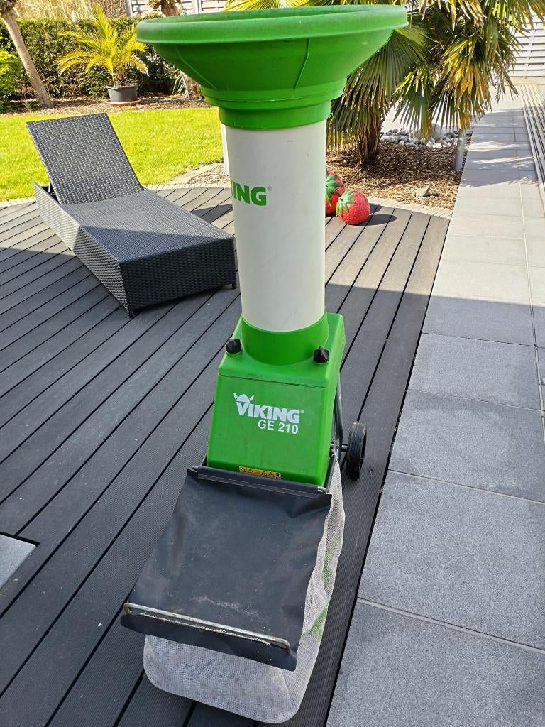 Viking Hakselaar, Jardin & Terrasse, Déchiqueteurs, Viking, Électrique, Sac de ramassage, Enlèvement
