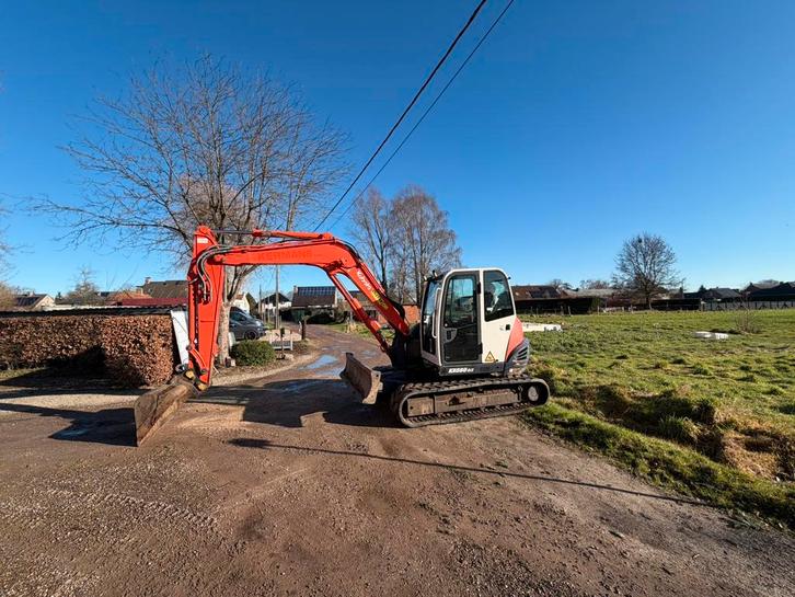 Kubota KX080-4 – 2013 – 5.600 uur, Zakelijke goederen, Machines en Bouw | Kranen en Graafmachines, Ophalen