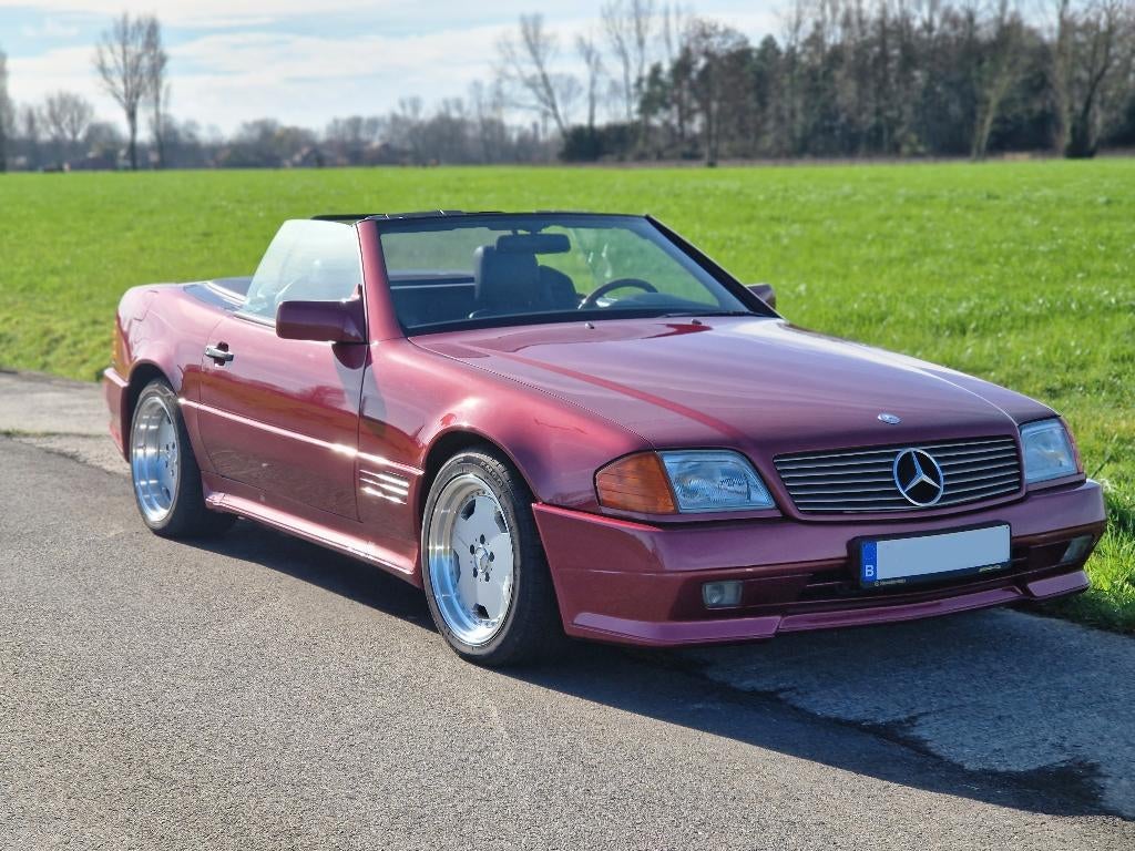 Mercedes SL 300-24 AMG oldtimer, Automaat, 4 zetels, Achterwielaandrijving, Zwart