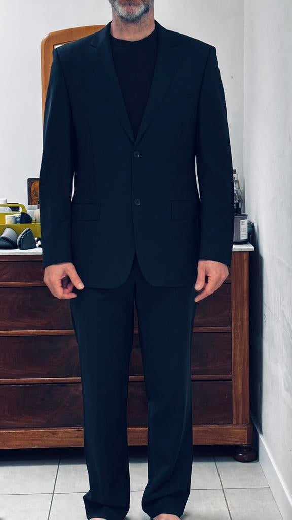 Zara heren kostuum maat 50 donkerblauw/zwart zeer net, Kleding | Heren, Kostuums en vesten, Zo goed als nieuw, Maat 52/54 (L)