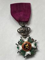 Zilveren medaille van de Leopoldsorde, Verzamelen, Militaria | Algemeen, Ophalen of Verzenden