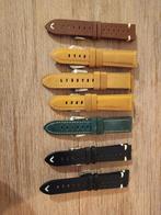 Horlogebandjes leder 22mm, Enlèvement ou Envoi, Breitling