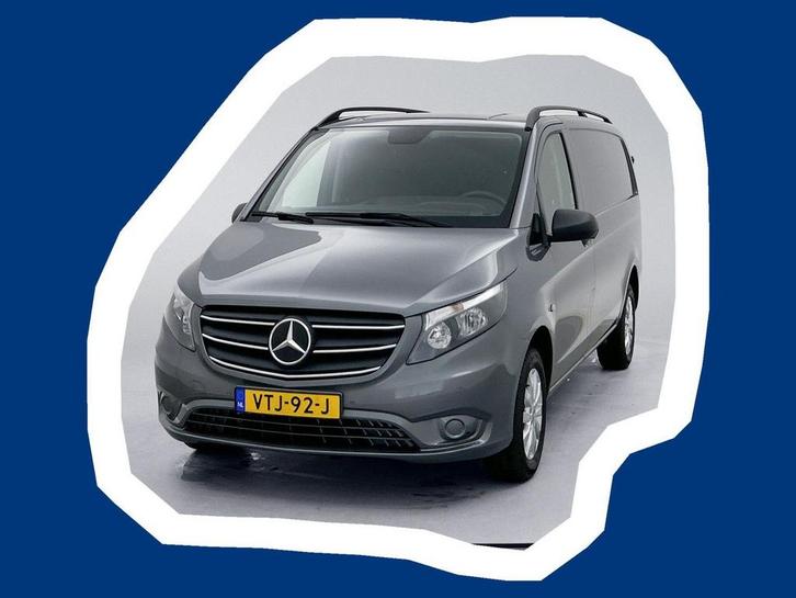 Mercedes-Benz Vito 110 CDI Lang Navigatie Achteruitrijcamera, Auto's, Bestelwagens en Lichte vracht, Bedrijf, ABS, Centrale vergrendeling