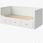 Ikea Bedbank met matras 140x200cm en 3 lades, Enlèvement, Comme neuf, 200 cm