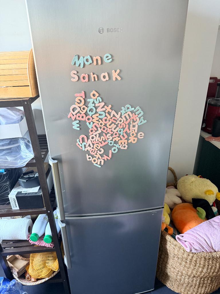 Frigo Bosh, 160 cm ou plus, Enlèvement, Utilisé, 60 cm ou plus