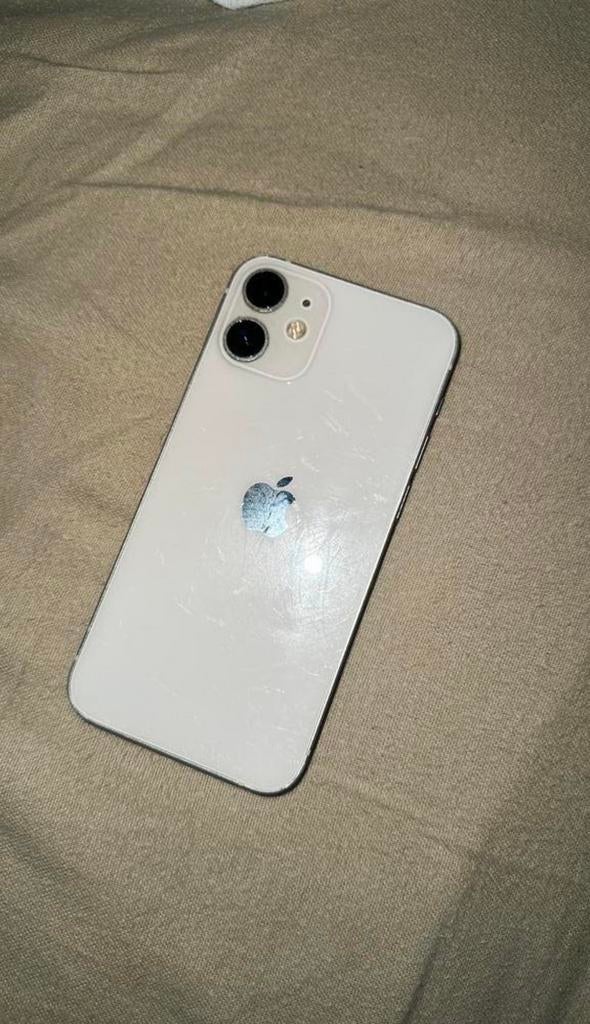 iphone 12 mini wit 128gb, Telecommunicatie, Mobiele telefoons | Apple iPhone, Ophalen, IPhone 12 Mini, Wit, 78 %