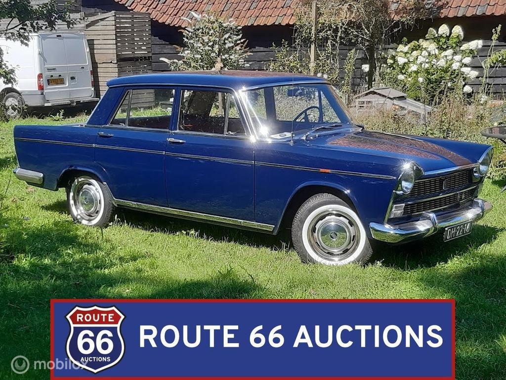 Fiat 1500L | 1962 | Route 66 Auctions, Zwart, Bedrijf, Handgeschakeld, Overige carrosserie