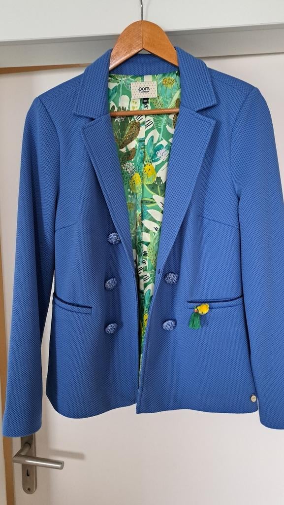 Mooie  Blazer., Ophalen of Verzenden, Maat 38/40 (M), Blauw