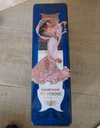 Champagne blik doos, Collections, Boîte en métal, Enlèvement ou Envoi, Comme neuf, Autre, Autres marques