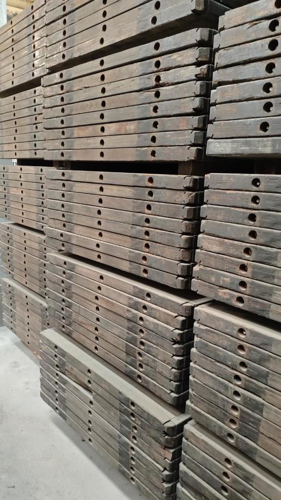 Azobé Steenschotten, Jardin & Terrasse, Terrasses, Utilisé, Bois, Enlèvement