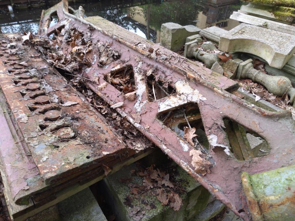 gietijzeren trap, Ophalen, Gebruikt, Trap, Minder dan 2 meter