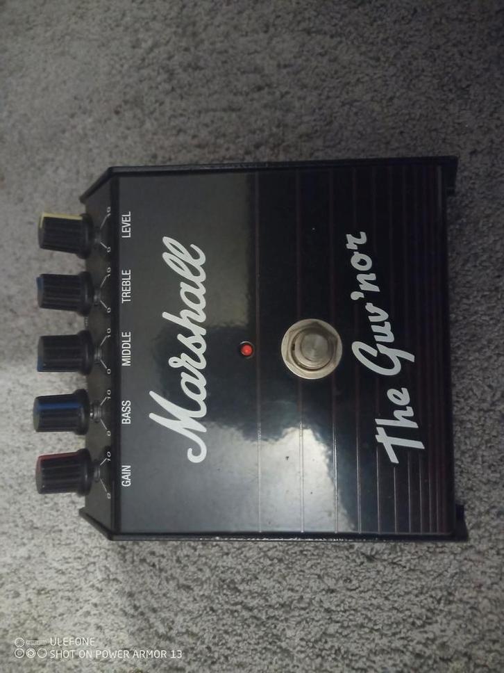 Marshall Guvnor, Musique & Instruments, Effets, Enlèvement