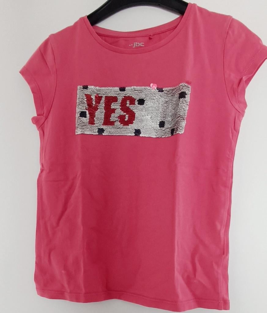 T-shirt jbc, Kinderen en Baby's, Kinderkleding | Maat 134, Gebruikt, Meisje, Ophalen of Verzenden, Shirt of Longsleeve