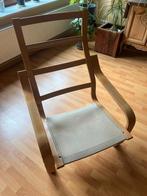 Ikea schommelstoel houten onderstel, Ophalen, Gebruikt, Minder dan 75 cm, 50 tot 75 cm