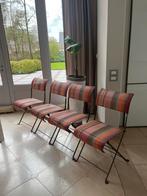 4 chaises de jardin Fermob — colorées, confortables,, Jardin & Terrasse, Enlèvement, Comme neuf, Métal, Pliant