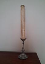 Tinnen kandelaar, Ophalen, Overige materialen