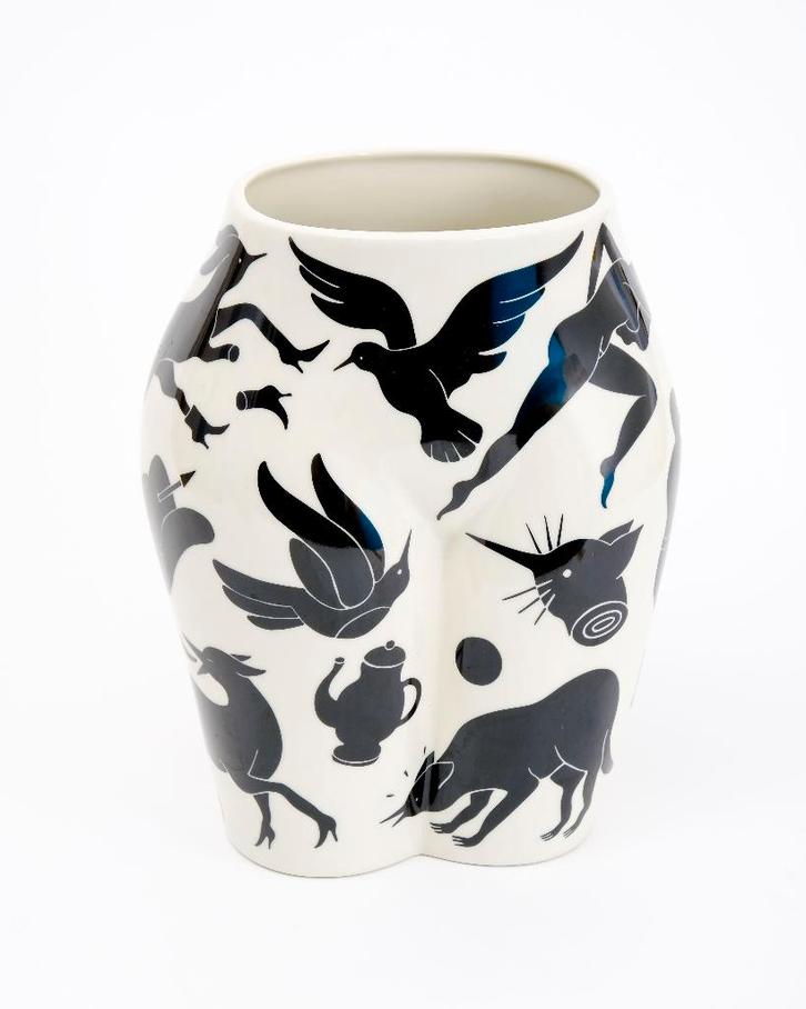 Piet Parra Vaso Di Culo - Mural 2016 vase byparra ed of 250, Antiquités & Art, Art | Objets design, Envoi