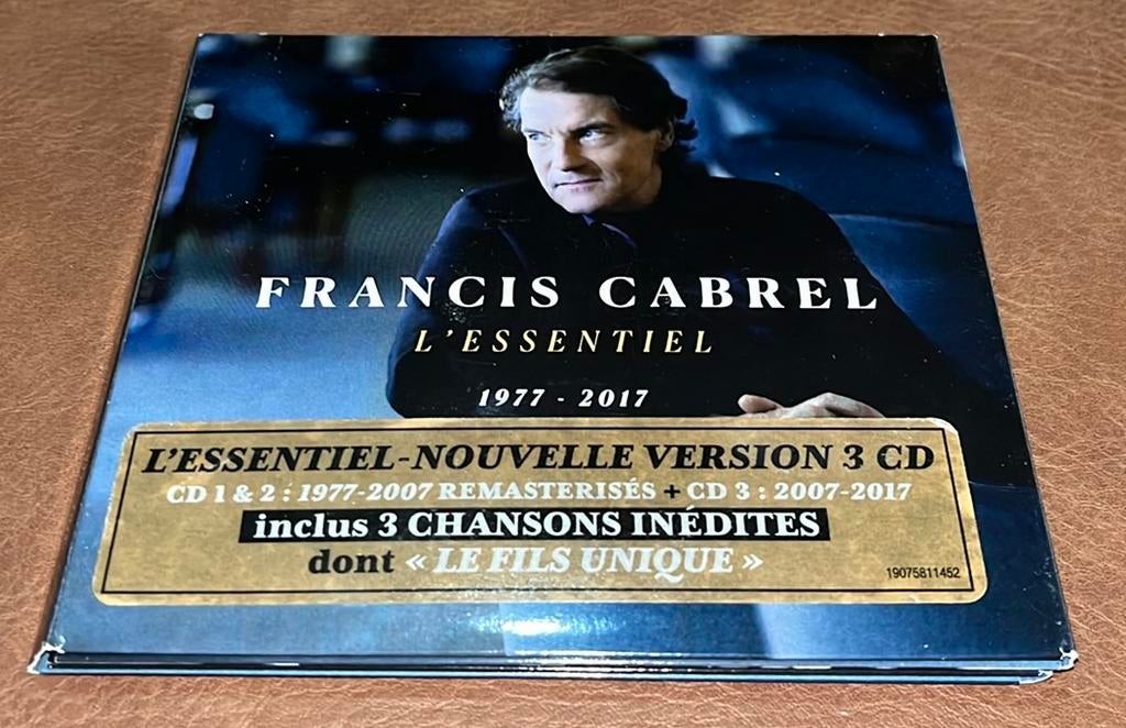 Francis Cabrel ‎– L'Essentiel 1977-2017 - 3CD box - EU, Enlèvement ou Envoi, Comme neuf