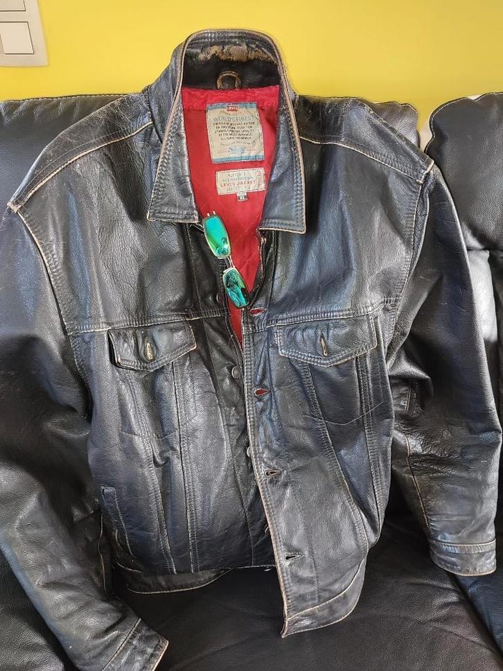 Veste cuir Originale Levi’s Trucker Heavy type III 1990, Vêtements | Hommes, Vestes | Hiver, Porté, Autres couleurs, Envoi