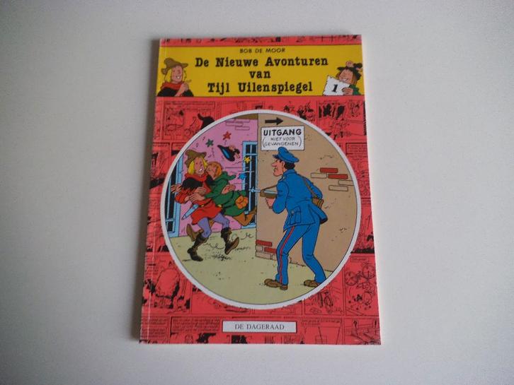 2 strips Tijl Uilenspiegel  nr 1 - 3   De Moor, Boeken, Stripverhalen, Gelezen, Meerdere stripboeken, Ophalen of Verzenden
