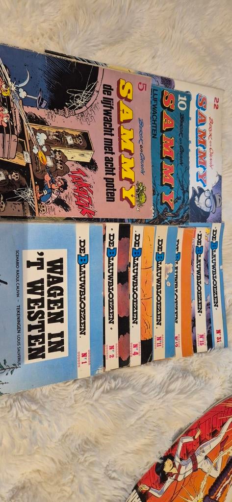 De Blauwbloezen + Sammy – meerdere delen, Boeken, Ophalen