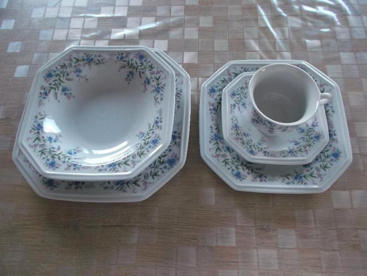 eet en koffieservies voor 12 personen, Maison & Meubles, Cuisine | Vaisselle, Utilisé, Enlèvement