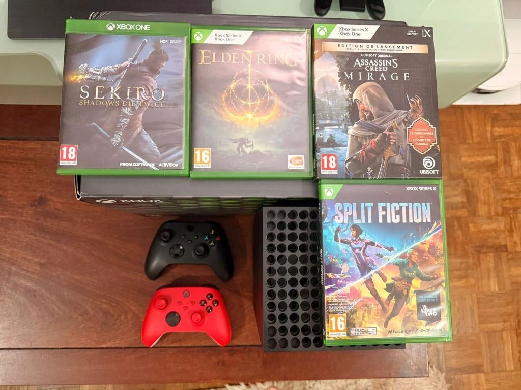 Xbox Series X – Excellent état + 2 manettes + 4 jeux, Ophalen, Zo goed als nieuw, Xbox Series X