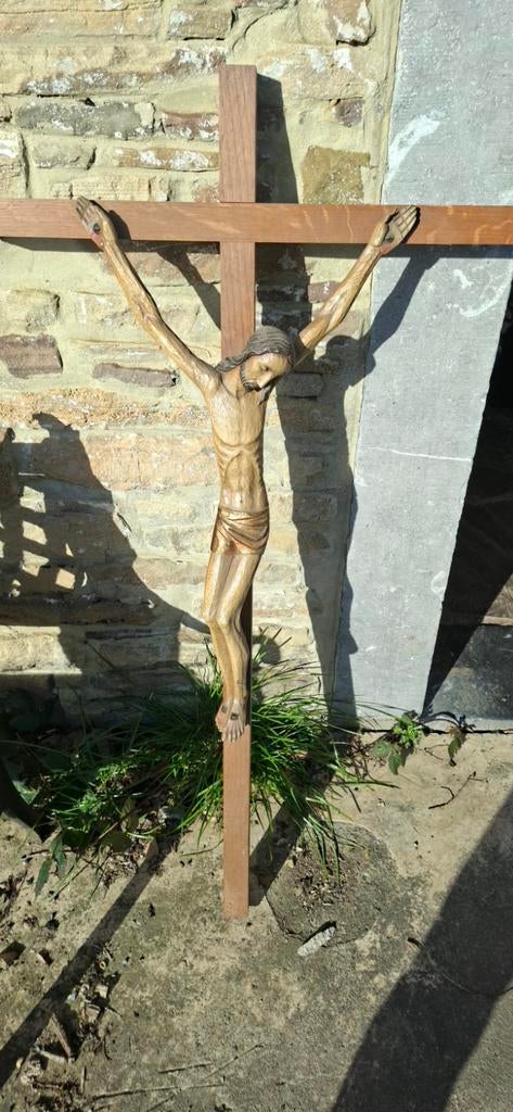 Grote Christus 1,20 hoog., Verzamelen, Religie, Ophalen