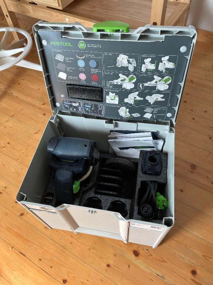 Festool ES-ETS 125 Edge sander in systainer, Bricolage & Construction, Outillage | Ponceuses, Utilisé, Ponceuse circulaire, Moins de 600 watts