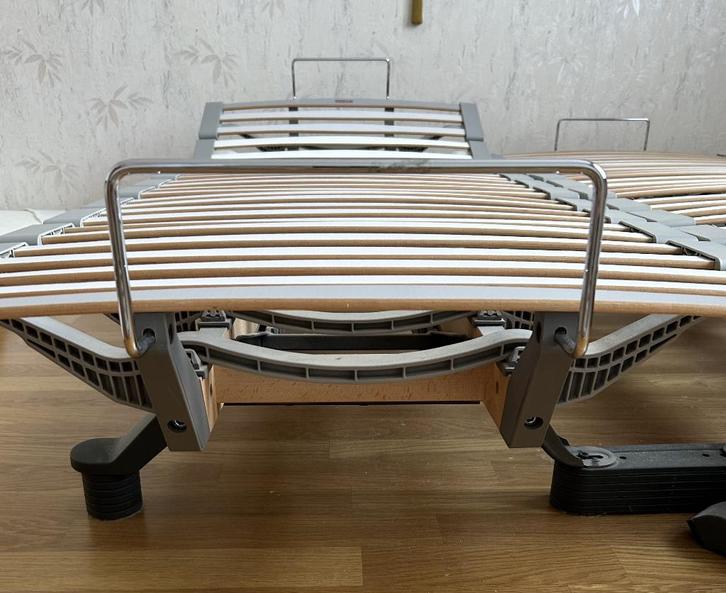 Sommiers à lattes réglables Swissflex 2 x 80 cm_linked, Maison & Meubles, Chambre à coucher | Matelas & Sommiers, Comme neuf, Sommier