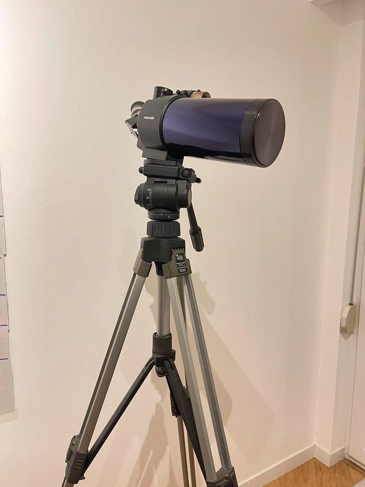Meade ETX-90 telescoop, Audio, Tv en Foto, Optische apparatuur | Telescopen, Gebruikt, Spiegeltelescoop (reflector), 80 tot 200 mm