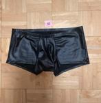 Lederlook heren boxershort zwart, Verzenden, Zwart, Boxer