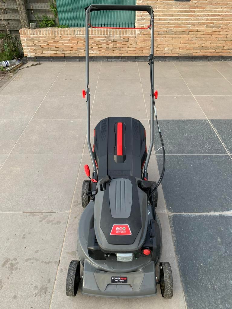 PowerPlus thermische grasmaaier in uitstekende staat, Tuin en Terras, Grasmaaiers, Zo goed als nieuw, Opvangbak, Ophalen