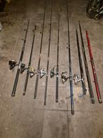 Lot 15 werp hengels, Watersport en Boten, Ophalen