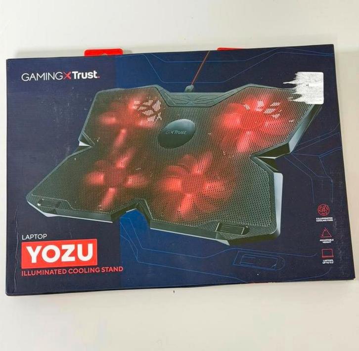 Support de refroidissement ordinateur portable Trust GXT 278, Informatique & Logiciels, Supports d'ordinateur portable, Neuf, Enlèvement ou Envoi