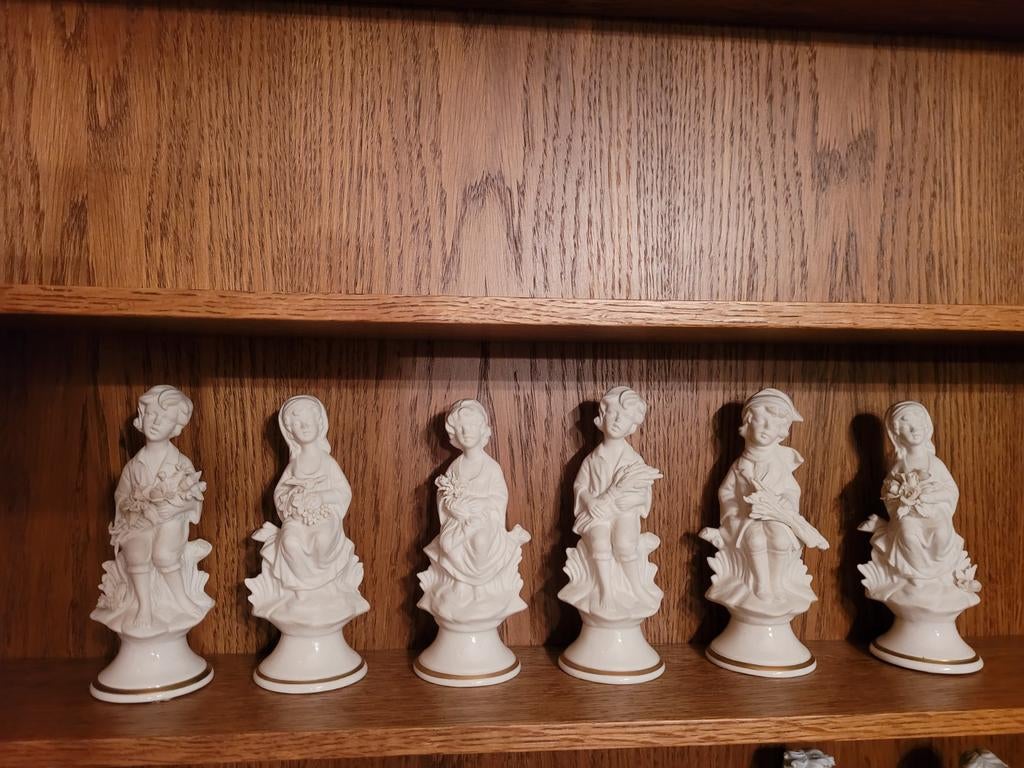 Set porcelein beeldjes Capodimonte Marcolin, Enlèvement