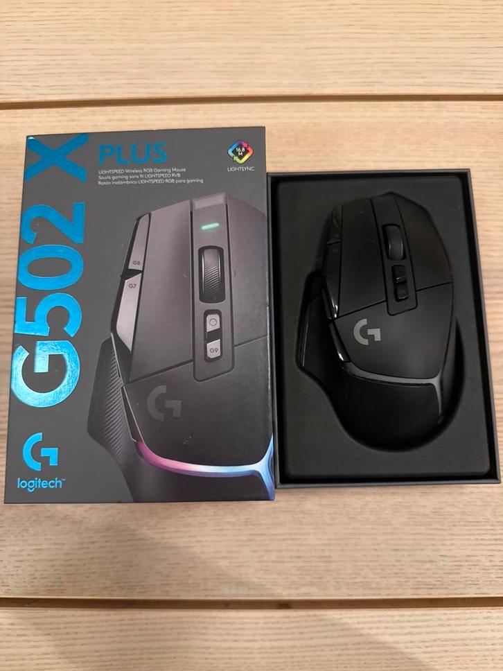Logitech G502x plus, Computers en Software, Muizen, Zo goed als nieuw, Muis, Gaming muis, Ophalen