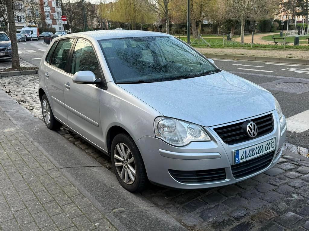Vw polo 1.2 Essence 2008 CT OK CARPASS 91000km, Argent ou Gris, Achat, Entreprise, Boîte manuelle