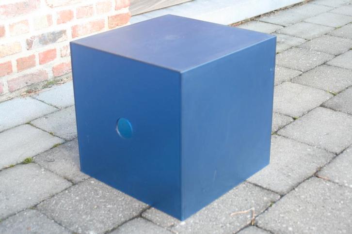 Siège/poubelle de rangement Vintage Hülsta (années 1980), Maison & Meubles, Tabourets, Utilisé, Plastique, Enlèvement